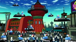 Illustration for article titled Futurama offers up a surprisingly hilarious take-down of every cop cliche ever